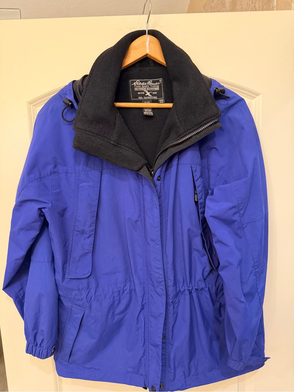 Vintage Eddie Bauer All-Mountain Parka Jacket Blue Size M
